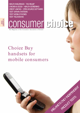 Choice Buy Handsets for Mobile Consumers