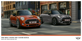 MINI Hatch Price List