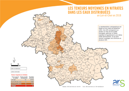 Teneurs En Nitrates Dans Les Eaux Distribuées En 2018