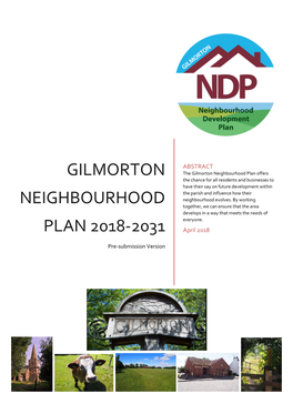 GILMORTON NEIGHBOURHOOD Plan 2018-2031