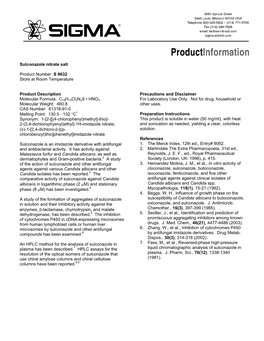 Sulconazole Nitrate Salt (S9632)