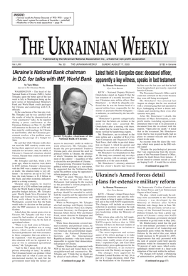 The Ukrainian Weekly 2003, No.33
