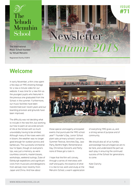 Newsletter Autumn 2018