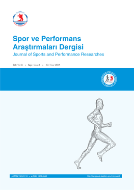 Spor Ve Performans Araştırmaları Dergisi Journal of Sports and Performance Researches