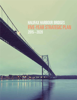 Five-Year Strategic Plan 2015–2020 Table of Contents