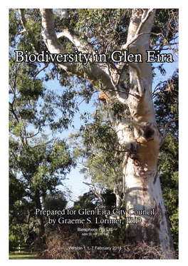 Biodiversity-In-Glen-Eira-2018.Pdf