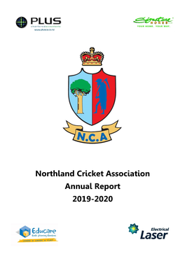 Northland Cricket Association Annual Report 2019-2020