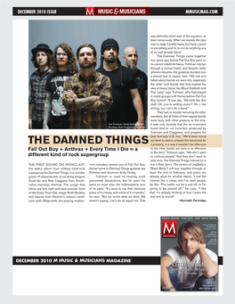 The Damned Things the Damned Things