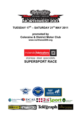 Supersport Race