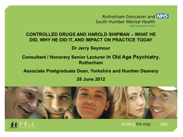 Controlled Drugs and Harold Shipman – What He