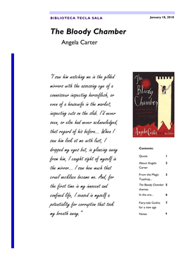 The Bloody Chamber Angela Carter