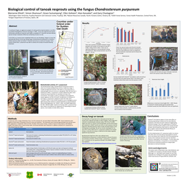 Biological Control of Tanoak Resprouts Using the Fungus Chondrostereum