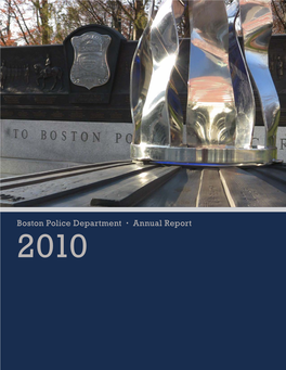 Boston Police Department · Annual Report 2010 MISSION STATEMENT