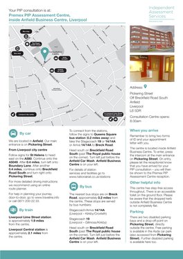 Premex PIP Assessment Centre, Inside Anfield Business Centre, Liverpool