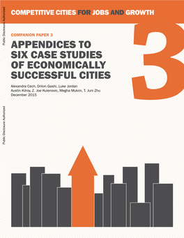 Case Studies of Economically Successful Cities Alexandra Cech, Drilon Gashi, Luke Jordan Austin Kilroy, Z