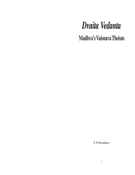 Dvaita Vedanta.Pmd