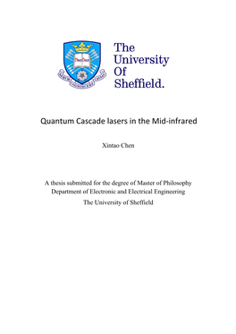 Quantum Cascade Lasers in the Mid-Infrared