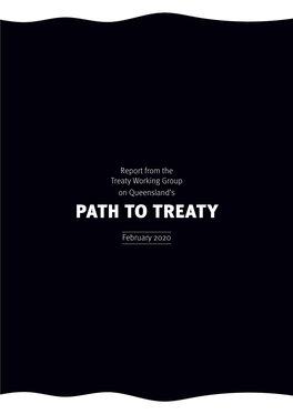 Report from the Treaty Working Group on Queensland's
