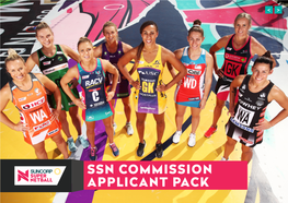 Ssn Commission Applicant Pack