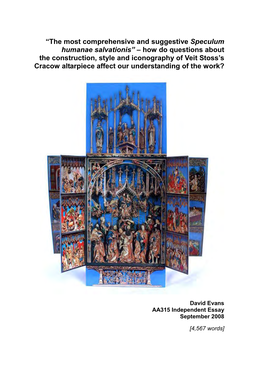 Veit Stoss Krakow Altarpiece