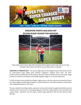 Singapore Sports Hub Kicks Off Second Rugby Season This Weekend
