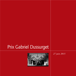 Prix Gabriel Dussurget