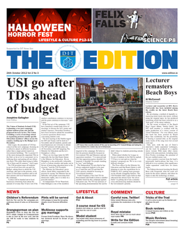 USI Go After Tds Ahead of Budget