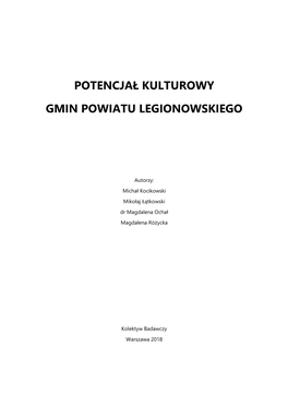 Potencjał Kulturowy Gmin Powiatu Legionowskiego