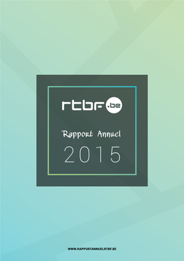 Rapport Annuel 2015