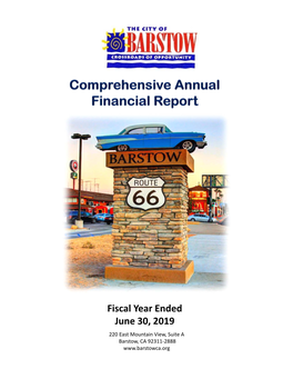 City of Barstow CAFR FY19 Final 3-31-2020 (City of Barstow 2019 [6