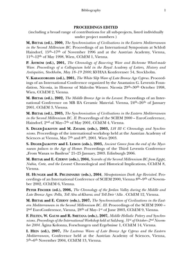 Bibliography of SCIEM2000