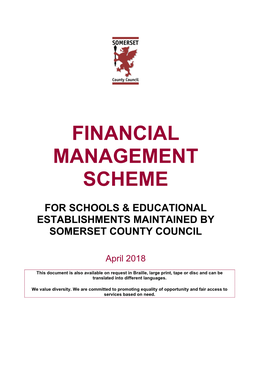 Financial Management Scheme 2015.16