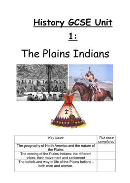 The Plains Indians