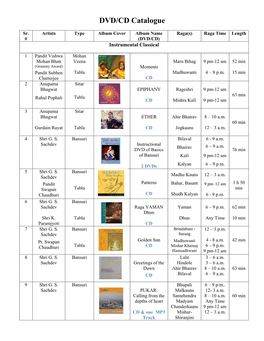 DVD CD Catalogue Instrumental.Pdf