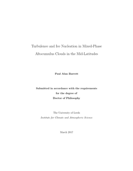 Turbulence and Ice Nucleation in Mixed-Phase Altocumulus Clouds