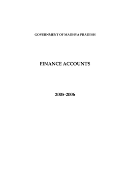 Finance Accounts 2005-2006