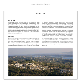 Amanzoe | 21 May 2014 | Page 1 of 13