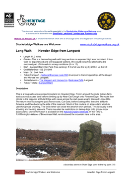 Howden Edge Walk Instructions Pdf