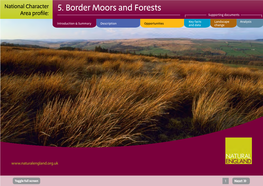 NCA Profile: 05 Border Moors and Forests