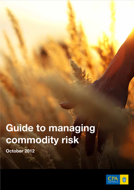 Guide to Managing Commodity Risk