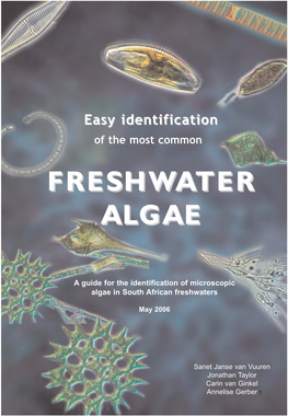A Guide for the Identification of Microscopic Algae in South African Freshwaters