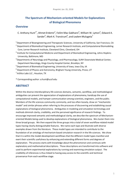 Model Mechanisms Preprint