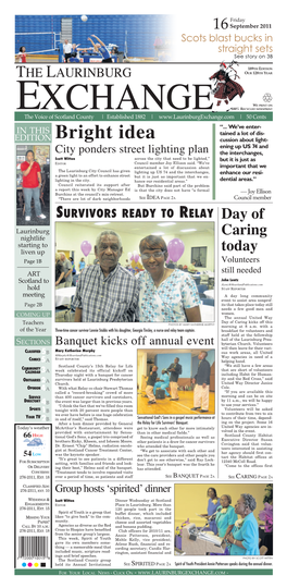 The Laurinburg Exchange Friday, September 16, 2011 Obituaries John Edward Horne, Sr