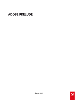 Adobe Prelude