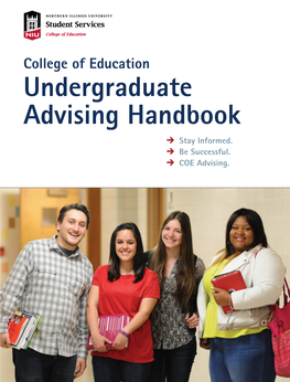 College of Education Undergraduate Advising Handbook (PDF)