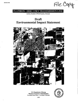 Draft Environmental Impact Statement