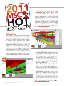 2011 MSC Hot Products