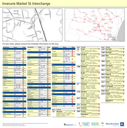 For Bus Times, Please Consult the Timetable Information at the Stop