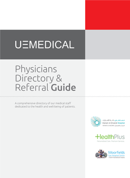 Physicians Directory & Referral Guide