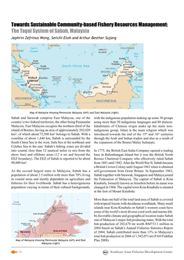 The Tagal System of Sabah, Malaysia Jephrin Zefrinus Wong, Seiichi Etoh and Arthur Besther Sujang